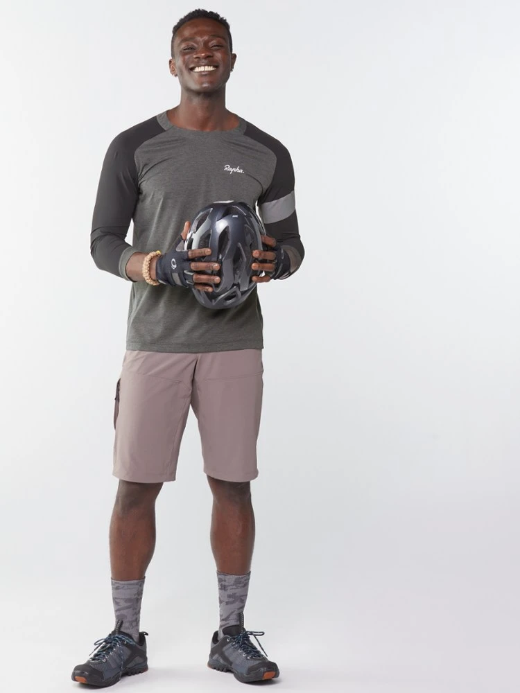 Rapha Trail 3/4-Sleeve Bike Jersey - Men's 4 Rapha Trail 3/4-Sleeve Bike Jersey - Men's - Image 4