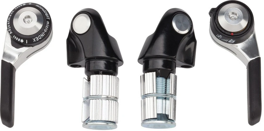 microSHIFT Bar-End Shifter Set - 2/3 x 9-Speed 1 microSHIFT Bar-End Shifter Set - 2/3 x 9-Speed