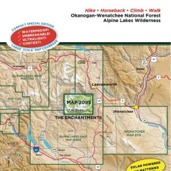 Green Trails Map 209S - The Enchantments: Stuart Range