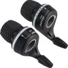 microSHIFT MS25 Twist Shifter Set - 3 x 6-Speed