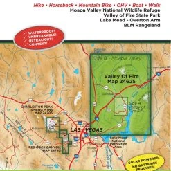 Green Trails Map 2462S - Valley of Fire, NV