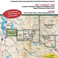Green Trails Map 203S - Cougar Mountain Squak Mountain