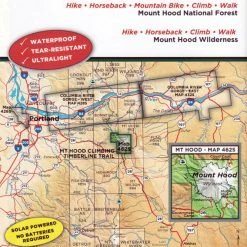 Green Trails Map 462SX - Mount Hood Climbing Timberline Trail