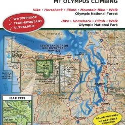 Green Trails Map 133S - Seven Lakes Basin, Mount Olympus Climbing
