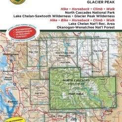 Green Trails Map 114SX - North Cascades, Lake Chelan, Glacier Peak